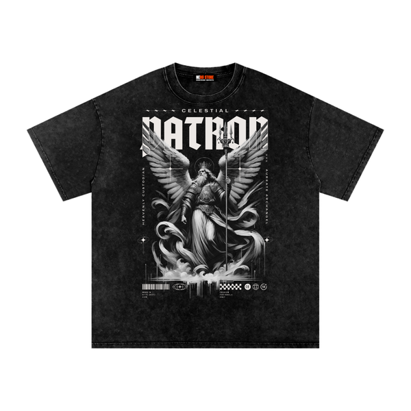 T-shirt Oversized Washed “Celestial Patron”