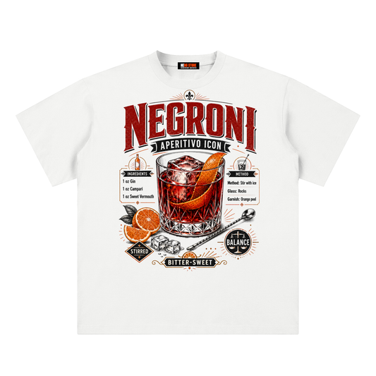 T-shirt Loose Fit “Negroni Aperitivo Icon”