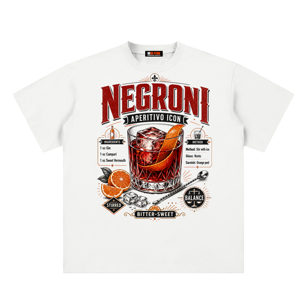 T-shirt Loose Fit “Negroni Aperitivo Icon”