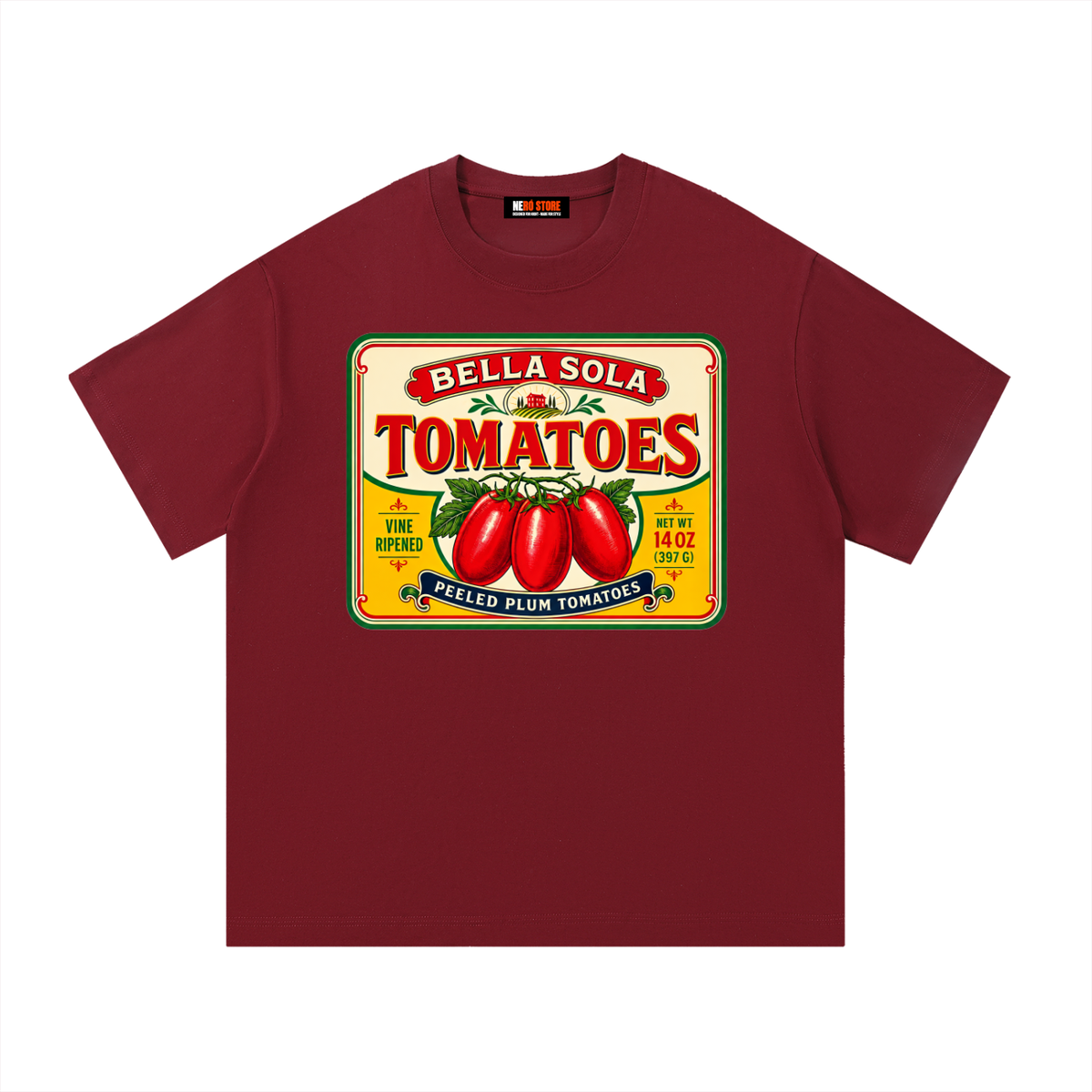 T-shirt Loose Fit “Bella Sola Tomatoes”