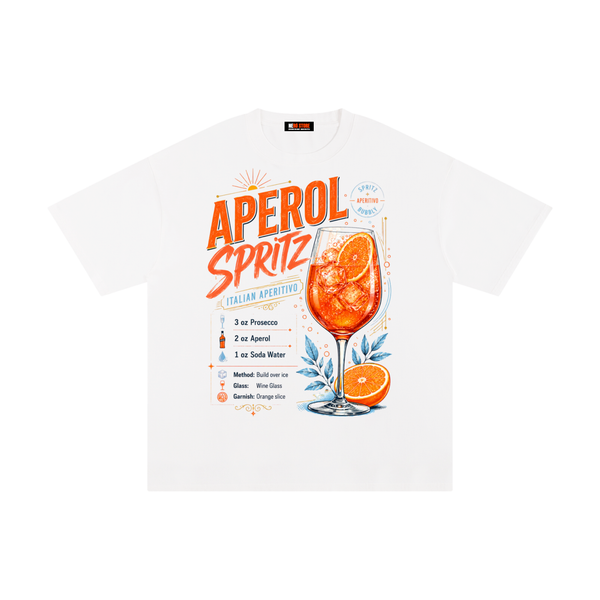 T-shirt Cocktail “Aperol Spritz” – Maxi Front Print