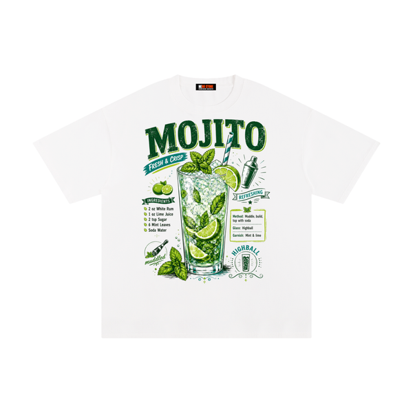 T-shirt Cocktail “Mojito” – Maxi Front Print