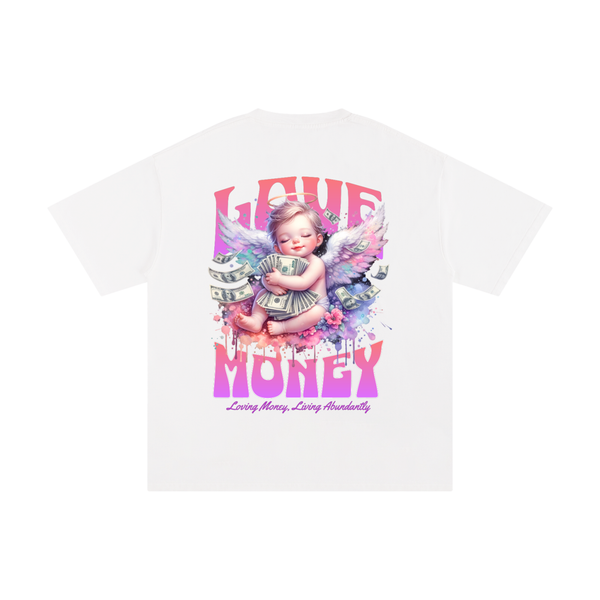T-shirt Loose Fit “Love Money” – Black / White